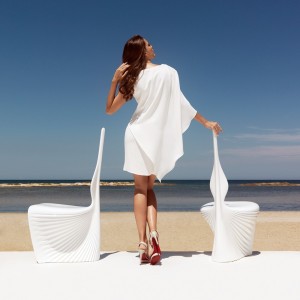Silla Biophilia con Doble Pared y Tapizado de Tela Náutica | Vondom