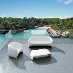 Sofá Blow con Tapizados en Tela Náutica y Luces Led Interiores | Vondom