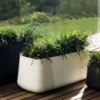 Jardinera blanca  modelo Ulm de Vodom 