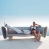 Sofá Bum Bum en Piel Náutica para Interior y Exterior | Diseño de Vondom