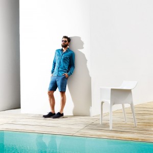 Silla Pedrera de Diseño para Exteriores Apilable | Vondom | Lluesma
