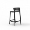 Taburete color negro de Vondom modelo Africa para exterior 