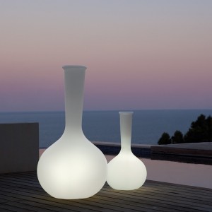 Florero Light Chemistubes Flask + Autorriego e Iluminación Led | Vondom