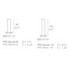Florero Light Chemistubes Pipe + Autorriego + luz Led Incluida | Vondom