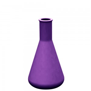 Florero Chemistubes Erlenmeyer con acabado mate/brillo Diseño Vondom