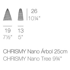 Lámpara sobremesa de Navidad Chrismy Nano con Luz Led para Múltiples Espacios