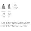 Lámpara sobremesa de Navidad Chrismy Nano con Luz Led para Múltiples Espacios