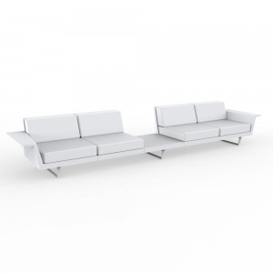 Sofá 4 plazas + Mesa Delta Diseñado por Vondom para Espacios Abiertos