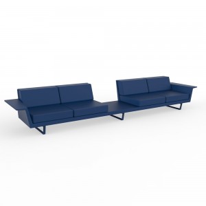 Sofá 4 plazas + Mesa Delta Diseñado por Vondom para Espacios Abiertos
