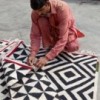 Alfombra Mélange Pattern 2 de Nanimarquina. Alfombras modernas.