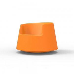Sillón bajo Roulette Kids con Doble Pared para Interior y Exterior | Vondom