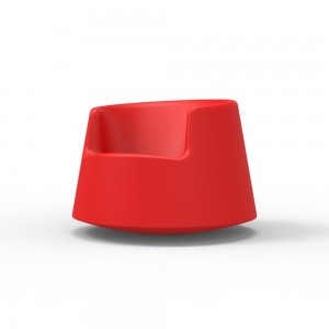 Sillón bajo Roulette Kids con Doble Pared para Interior y Exterior | Vondom