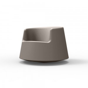 Sillón bajo Roulette Kids con Doble Pared para Interior y Exterior | Vondom