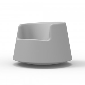 Sillón bajo Roulette Fabricado en Resina con Acabado Mate o Lacado