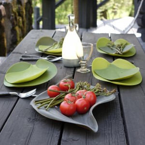 Set 4 platos Seasons de Covo. Complementos de diseño moderno para el hogar.