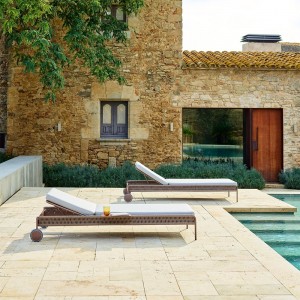 Tumbona Weave de Point. Muebles de exterior jardín terraza.
