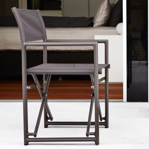Silla plegable Victor de Varaschin.  Muebles de exterior.