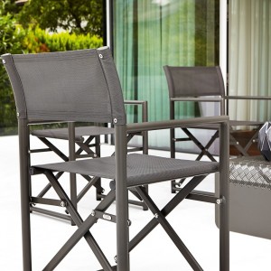 Silla plegable Victor de Varaschin.  Muebles de exterior.