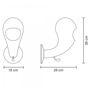 Percha Crazy Head de Myyour. Complementos originales para interior o exterior.