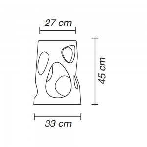 Taburete bajo Liberty Myyour. Taburete para exteriores. Calidad italiana.
