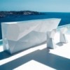 Barra central de Bar Faz con Luz Led Interior y Fabricada en Resina | Vondom