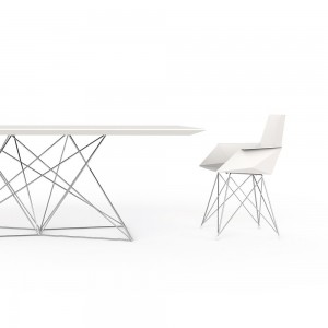 Sillón Faz Inox para Interior y Exterior Acabado en Mate | Vondom