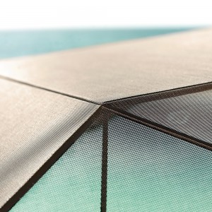 Cama Daybed Faz Parasol con Iluminación Led Tela Náutica y Ruedas