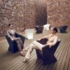 Sillón Faz Mate Lacado o Hielo con Luz Led controlada con DMX o Mando