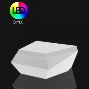 Puff Faz con Luz Led Controlada con DMX o Mando a Distancia