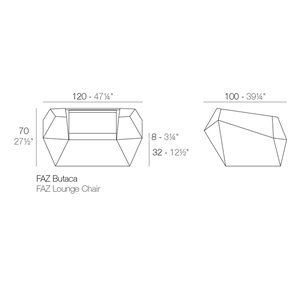 Butaca Faz de Diseño con Luz Led y Mando para Cambio de Color