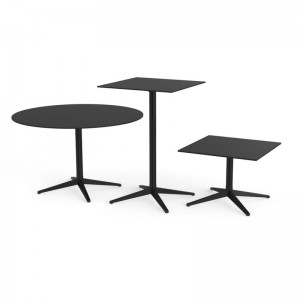 Mesa alta Faz pie Ø80 de Vondom. Muebles y complementos de exterior.