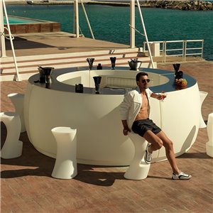 Barra Fiesta Curva con Iluminación Interior mediante Luz Led | Vondom