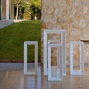 Mesa 50 Frame con Doble Pared Resistente al sol | Calidad Lluesma