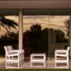 Mesa Frame 120 con Doble Pared Resistente al Sol y Acabado en Mate