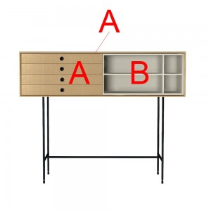 Consola Aura S8-4 de Treku. Muebles modernos.