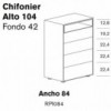 Chifonier Ober de Treku. Chifonier moderno de diseño.