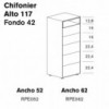 Chifonier Ober de Treku. Chifonier moderno de diseño.