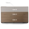 Cómoda Lauki, Ancho 119 de Treku. Cómoda moderna para dormitorio