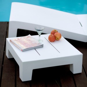 Mesa tumbona Jut de Diseño Con Acabado Lacado o Mate | Vondom