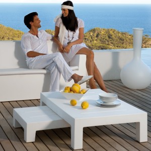 Mesa tumbona Jut de Diseño Con Acabado Lacado o Mate | Vondom