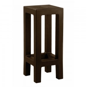 Taburete Jut de Diseño con Acabado Lacado o Mate Fabricado En Resina