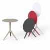 Mesa auxiliar Mari-Sol pie Ø62 de Vondom. Muebles y complementos de exterior.