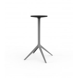 Mesa alta Mari-Sol pie Ø80 de Vondom. Muebles y complementos de exterior.