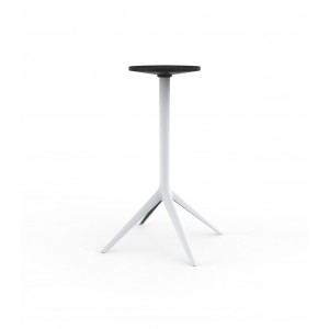 Mesa alta Mari-Sol pie Ø80 de Vondom. Muebles y complementos de exterior.