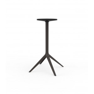 Mesa alta Mari-Sol pie Ø80 de Vondom. Muebles y complementos de exterior.