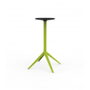 Mesa alta Mari-Sol pie Ø80 de Vondom. Muebles y complementos de exterior.