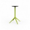 Mesa alta Mari-Sol pie Ø80 de Vondom. Muebles y complementos de exterior.