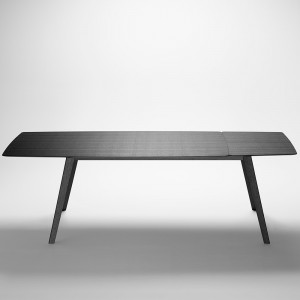 Mesa Aise oval extensible de madera de Treku. Muebles modernos.