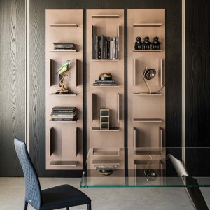Estantería Fifty de Cattelan Italia. Estantería modular lacada. Estantería moderna.
