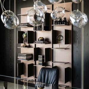 Estantería Fifty de Cattelan Italia. Estantería modular lacada. Estantería moderna.